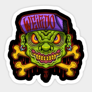 Weirdo monster Sticker